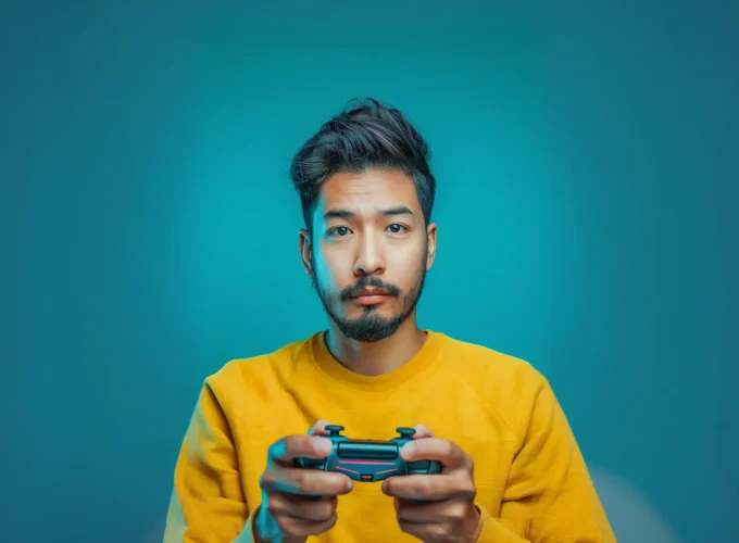 Gamer in Action